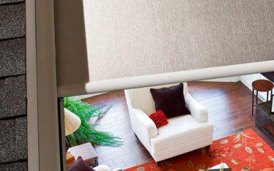 What are the installation options for motorised blinds and shades?